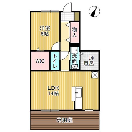 フルール福岡の物件間取画像